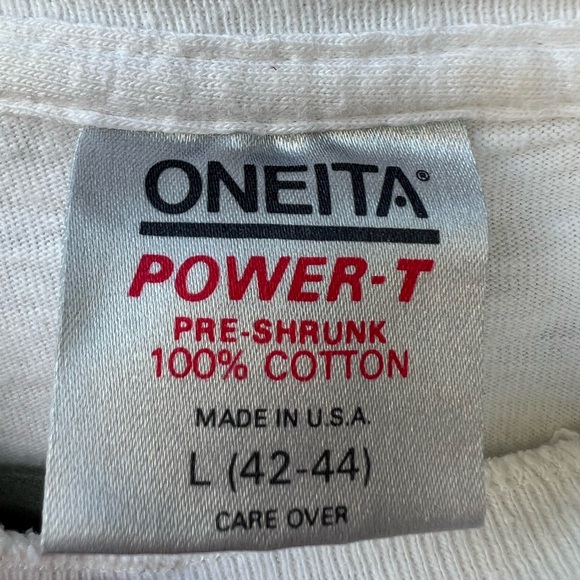 89' Kingston Improve your memory Tee Vintage Single Stitch T-shirt L Cotton - Picture 6 of 11